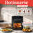 Gourmia 14 Quart Digital Air Fryer Oven with Rotisserie, 12 Presets, Dishwasher-Safe Accessories, Black, 1750W-123844077