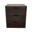 Commode modulaire Moru, 3 tiroirs, grain de bois brun espresso-109521466-130462380