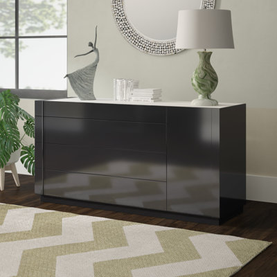 Commode 4 tiroirs l 55,1 po Aimee-Rose