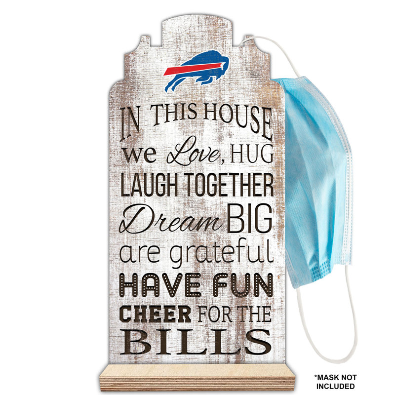 Freestanding 2 - Hook Coat Rack, Buffalo Bills