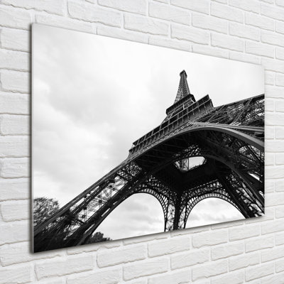 Eiffel Tower Paris - No Frame Print on Glass