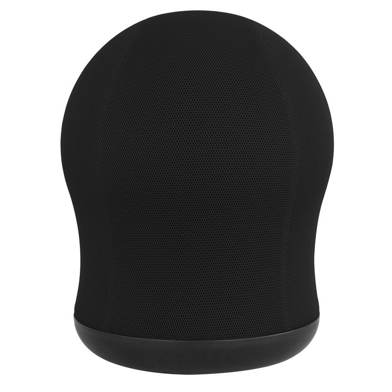 Chaise-ballon d'exercice Zenergy, Noir