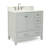 Flynt 37'' Single Bathroom Vanity with Carrara Marble Top-64627227-64627228