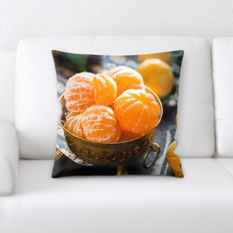 Coussin mandarines