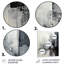 Horizon gris - gratte-ciel gris - art mural en métal Skyscrapers-1469010966