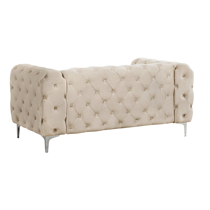 Causeuse Chesterfield 62 po Dott