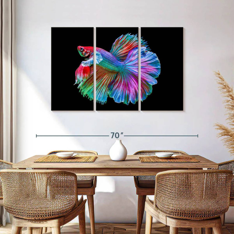 Brampt Chromatic Betta Fish, 36" H x 57" W