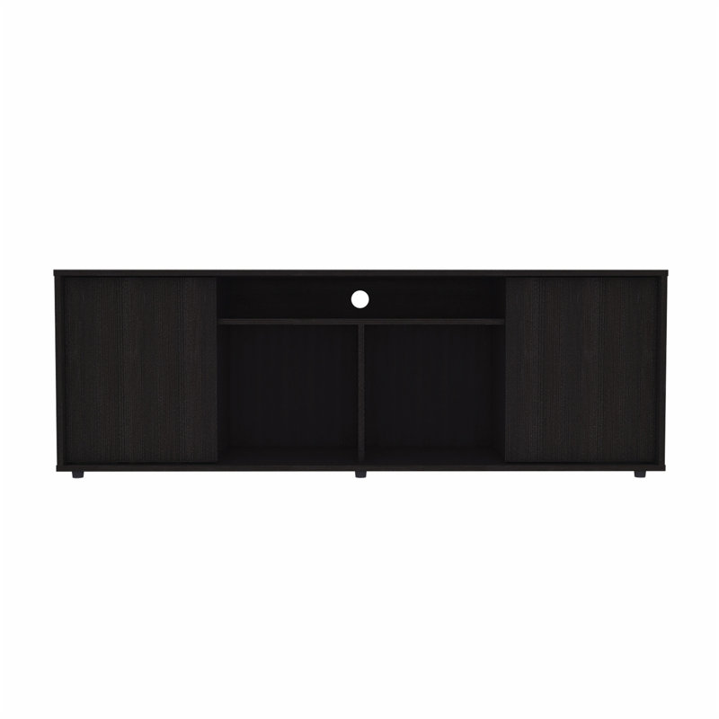 Meuble télé polyvalent avec plusieurs tablettes pour une expérience de divertissement améliorée