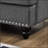 59.5 Inch Classic Design Living Room Loveseat with Nails, Durable Frame, Comfortable Seating, and Hidden Storage-1627584674