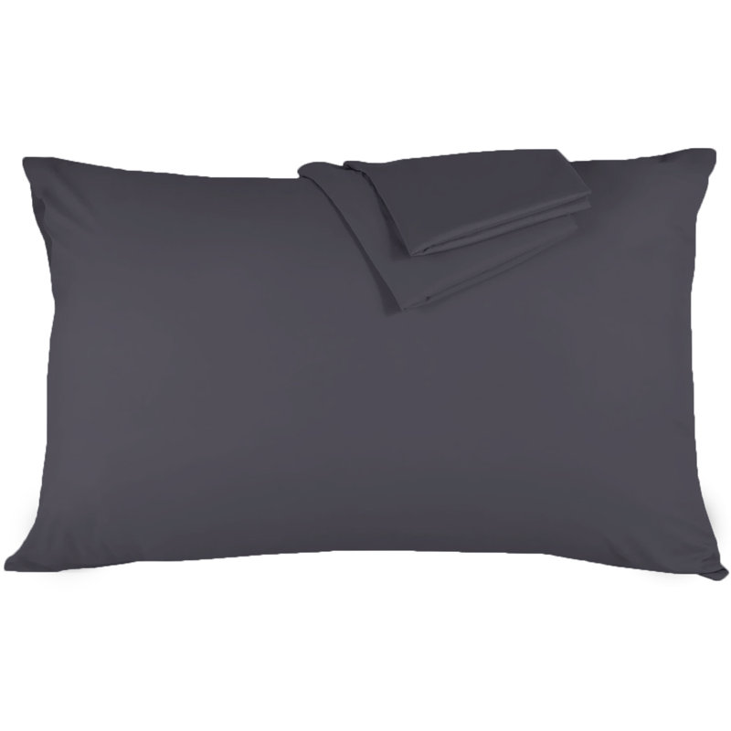 Microfiber Pillow Cases – Soft & Breathable (Set of 2), Charcoal