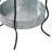 Harton Gray Metal 6 Bottle Ice Bucket with Lower Shelf