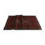 Tapis unique en laine noué à la main de style années 1980 de 3 pi 8 po x 6 pi 9 po Jamarus