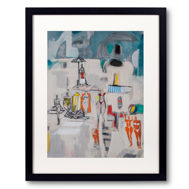 The Playa Print by Carlos Davilla Rinaldi, 21.25" H x 17.25" W x 0.875" D