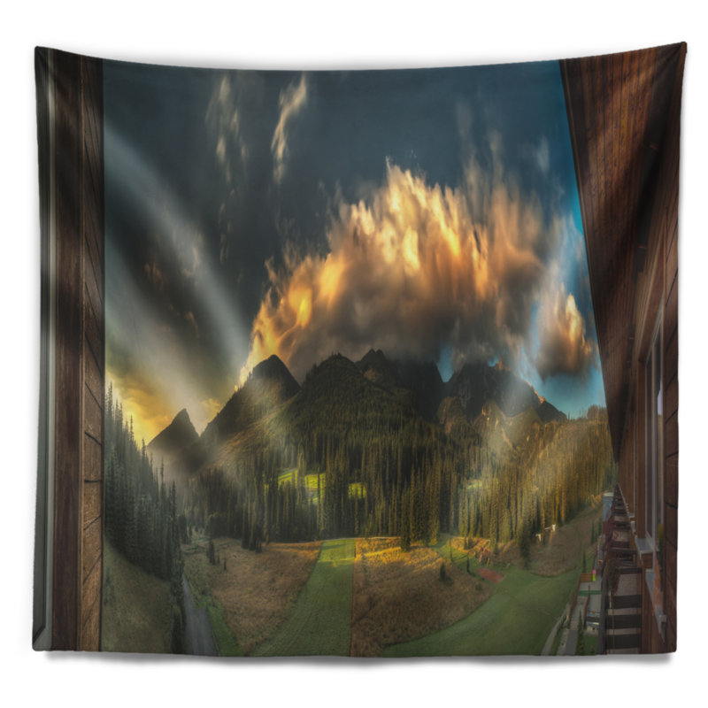 Polyester Tapestry, 50" H x 60" W