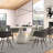 Tov Furniture Smooch Faux Travertine Indoor / Outdoor Pedestal Dining Table