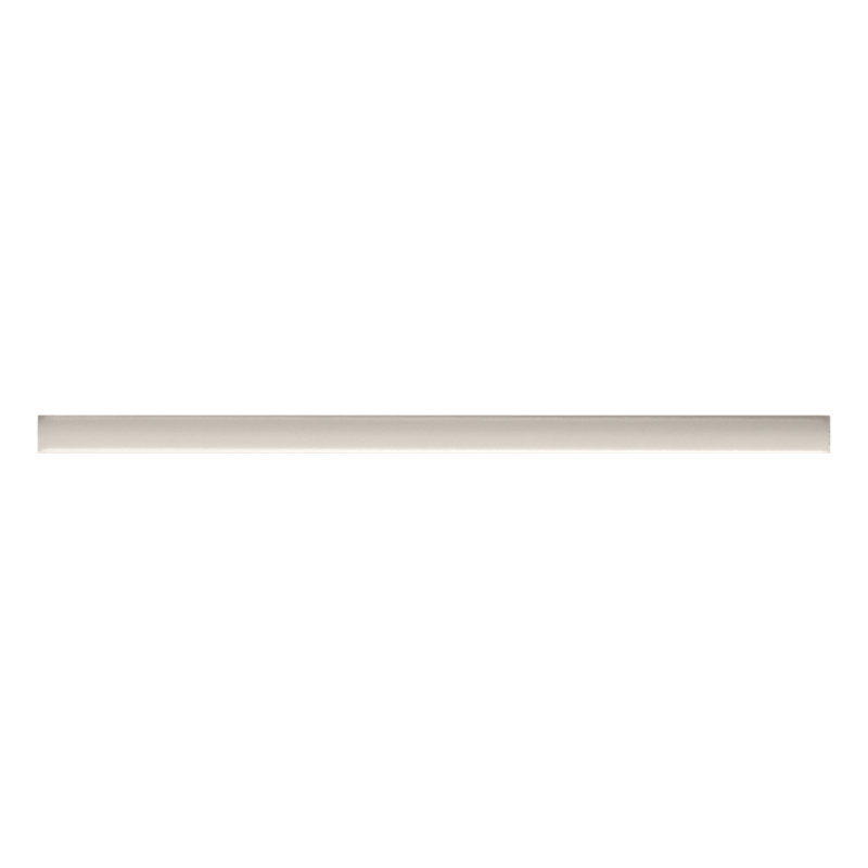 Clara 12" x 0.5" Porcelain Pencil Liner Tile Trim, Matte Gray
