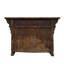 Carved Elm Dual-Drawer Cabinet