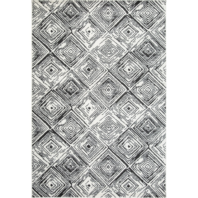 Zarhiya Abstract Indoor Rug, Rectangle 7'8" x 11'1"