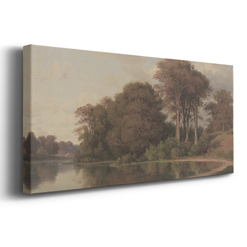 Paysage, série CDHD-XXVV, toile tendue avec châssis, prête à être accrochée, H 12 po x l 30 po