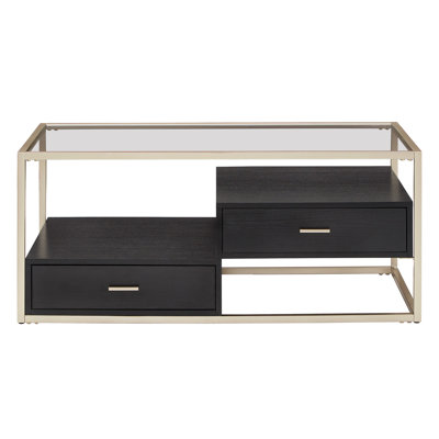 Phelim Glass Top Coffee Table
