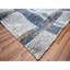 9'x12'1" White Modern Geometric Plaid Design Pure Wool Hand Knotted Rug 40B99B1A20604FA78210BAAEE1BE755B