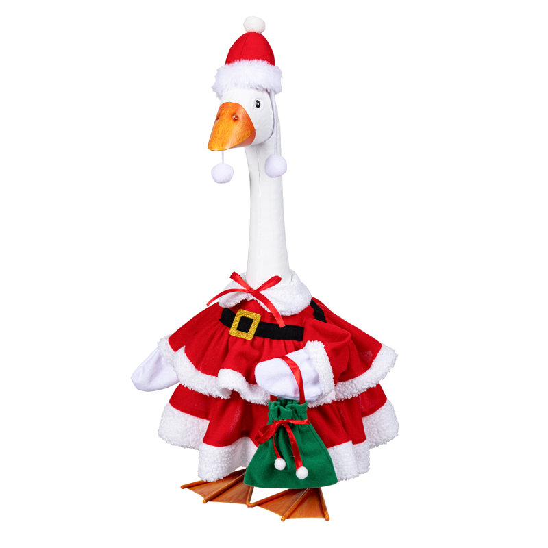 Porch Goose Outfit, Mrs. Claus, Mrs. Claus