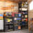 8-Tier Adjustable Metal Shelving Unit, 21.6" W x 11.8" D x 84" H Tall Storage Shelves Rack with Rolled-Edge