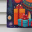 Drapeau de maison de Noël en polyester à double face H 40 po x l 28 po