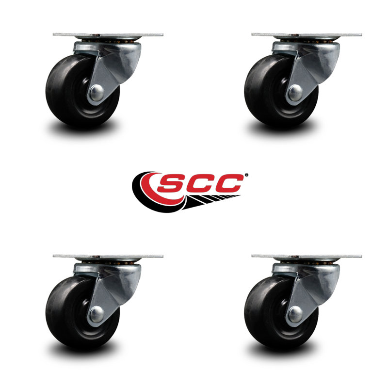 Rubber Swivel Top Plate Caster
