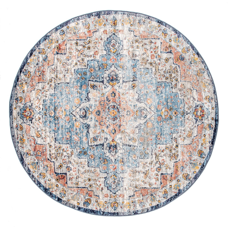 Oriental Area Rug, Round 152cm