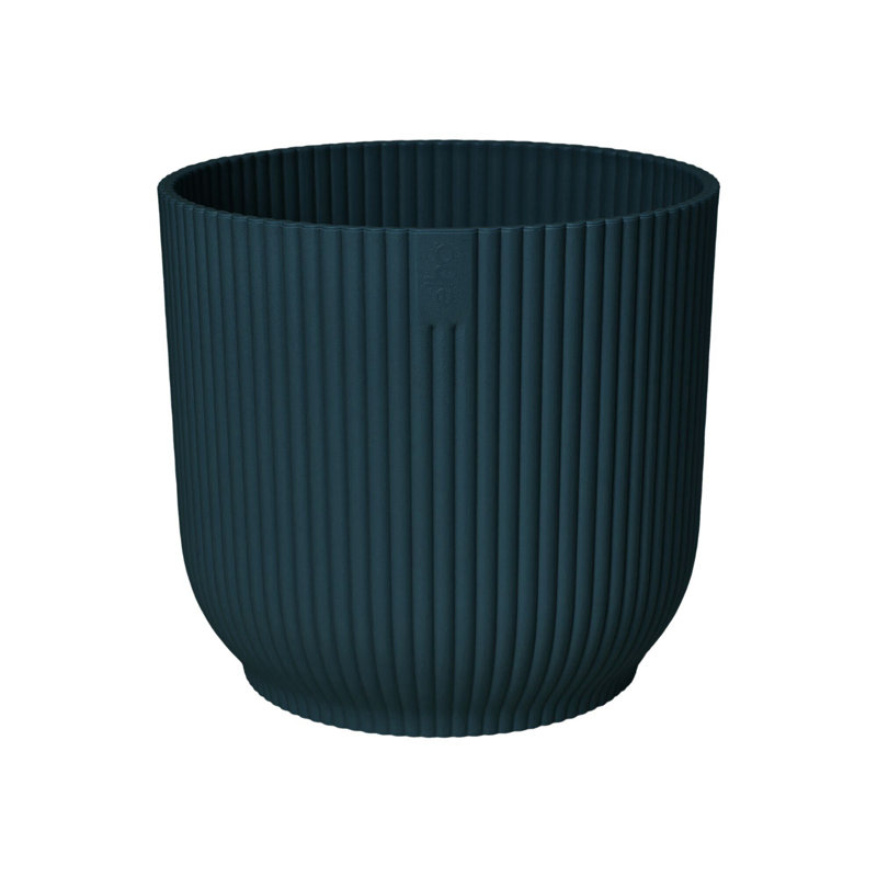 Pot Planter, 12.9cm H x 14.1cm W x 14.1cm D, Deep Blue