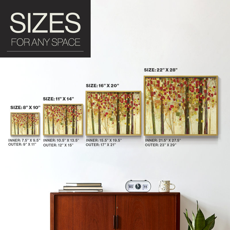 Autumn Shimmer -Framed Print - Restickable