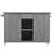 Outdoor Kitchen Island Fir Wood Kitchen Island With Stainless Steel Top-124440825