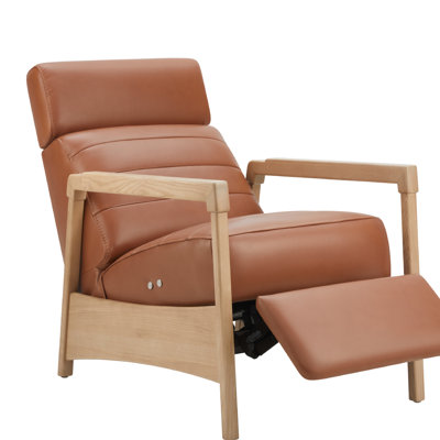 Amada 28" Genuine Leather Power Recliner