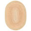 Tapis en jute / laine / coton tissé à la main Marcum - doré / naturel-1173289563