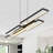 Frode 5 - Light Kitchen Island Pendant Linear Chandelier LED with Remote Control-88045632-88045631