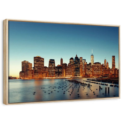 New York Skyline At Night