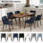 17.5" Seat Height Upholstered Full Back Side Dining Chair With No Need Tool-257172177