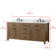 Ajiya 72" Double Bathroom Vanity Set