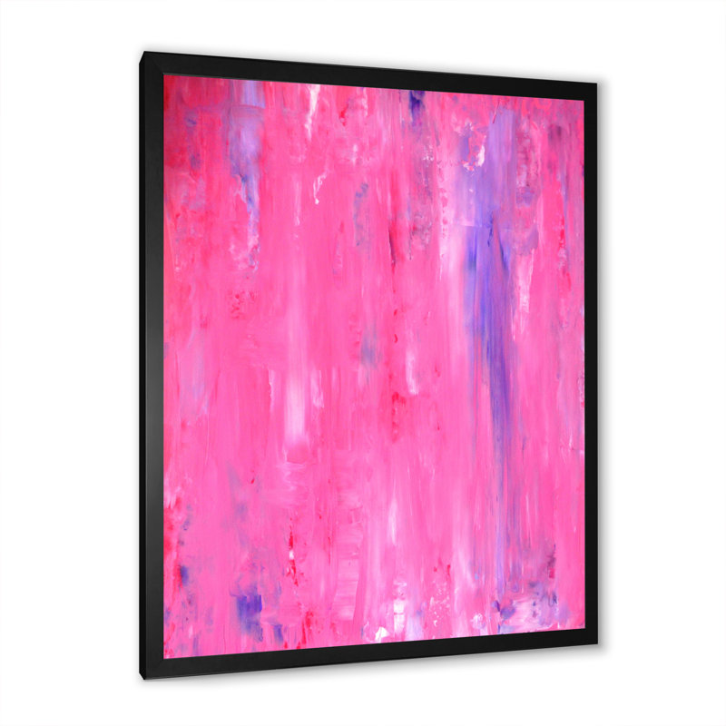Abstrait, univers - peinture, Cadre photo noir, H 20 po x l 12 po
