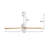 Cayemite 54" W 4-Blade Solid Wood Ceiling Fan-938443412-918004367