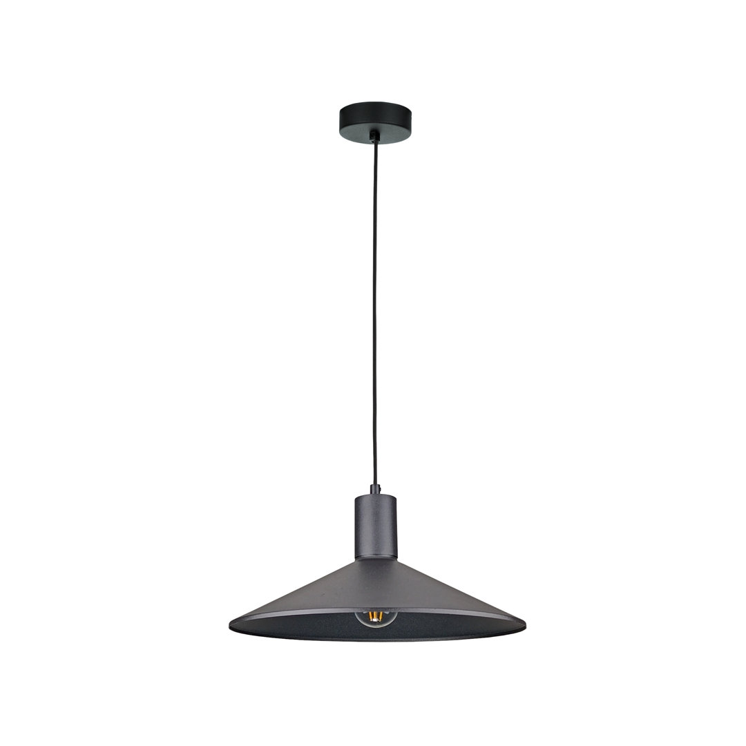 1 - Light Matte Black Dome Pendant