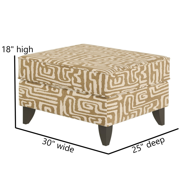 Zeitgeist Squash Accent Chair & Ottoman