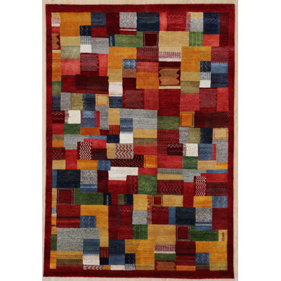 Chisdock Geometric Hand Woven Area Rug