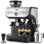 Magia Manual Espresso Machine with Grinder and Milk Frother - Latte Cappuccino Machine by Zulay Kitchen
