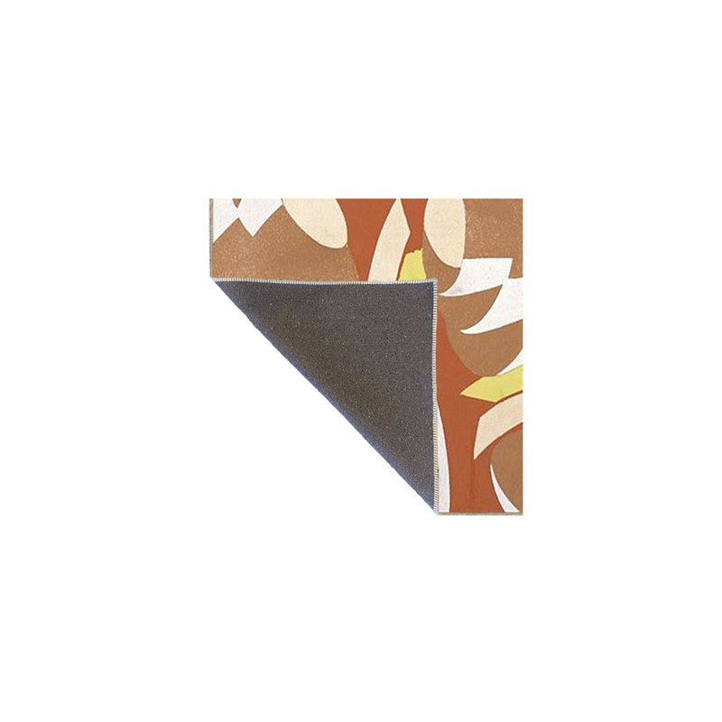 Shaped Themed Patterned Woven Base Washable Rug, Runner 4'11" x 9'10" Rug Pad Included