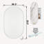 Miroir ovale encastré avec rangement pour pharmacie-2137228042