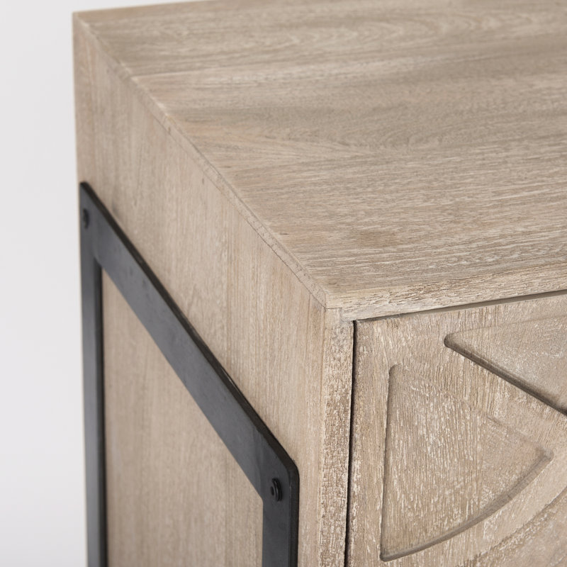 Horley Solid Wood Accent Cabinet