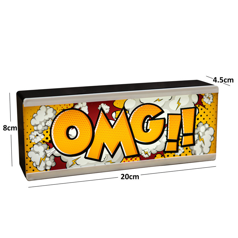 Light Up Room Sign OMG!!