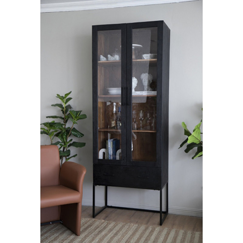 31.5x18x86.5" Cabinet, Black